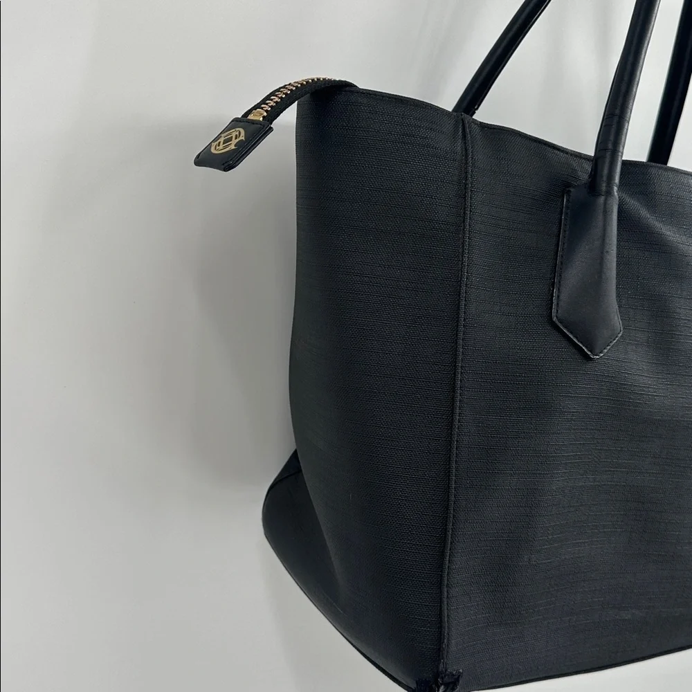 Dagne Dover Elegant Black Legend Signature Tote Bag